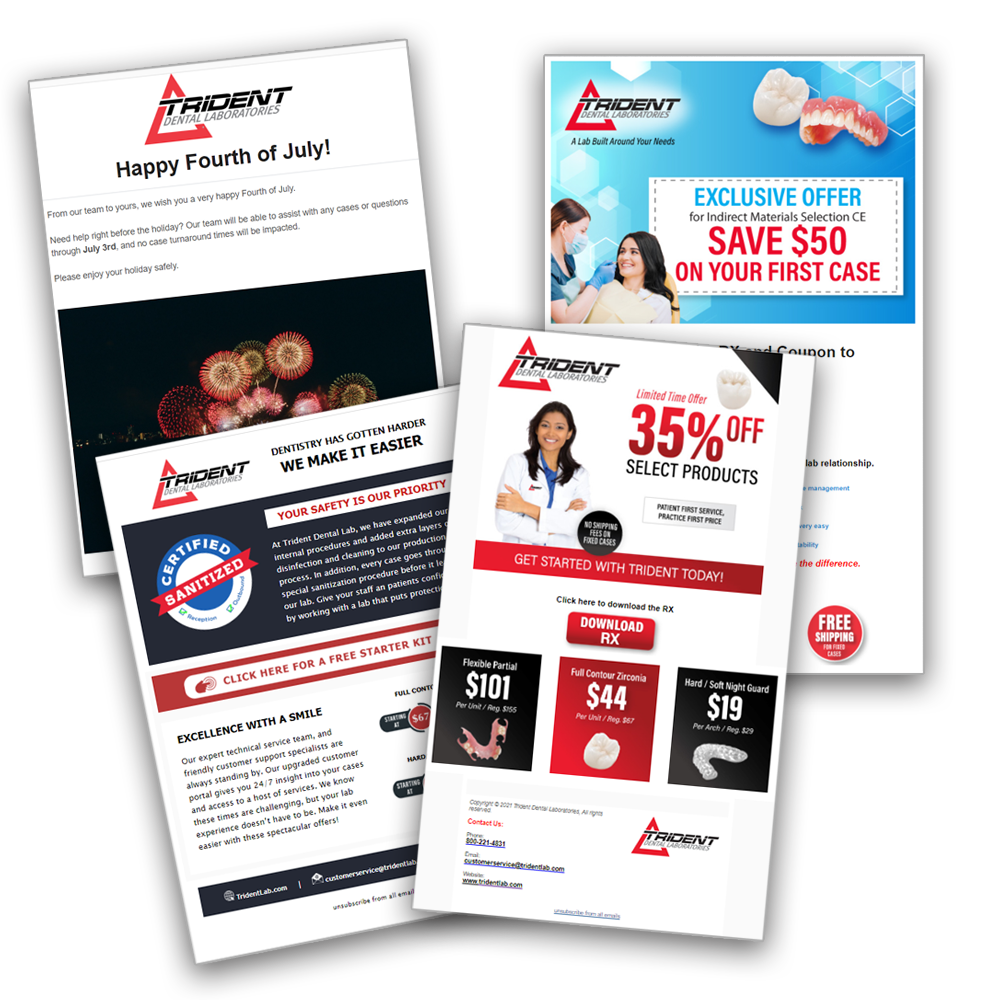 Sign up Trident Dental Lab Newsletter Discounts and Coupons