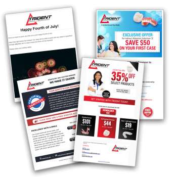 example-newletter-emai1ls Sign up Trident Dental Lab Newsletter Discounts and Coupons